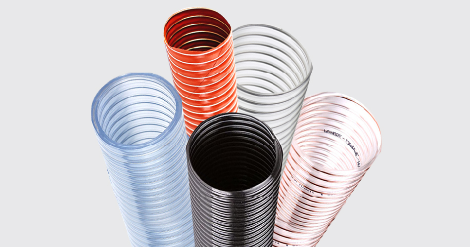 Hose With Steel Helix